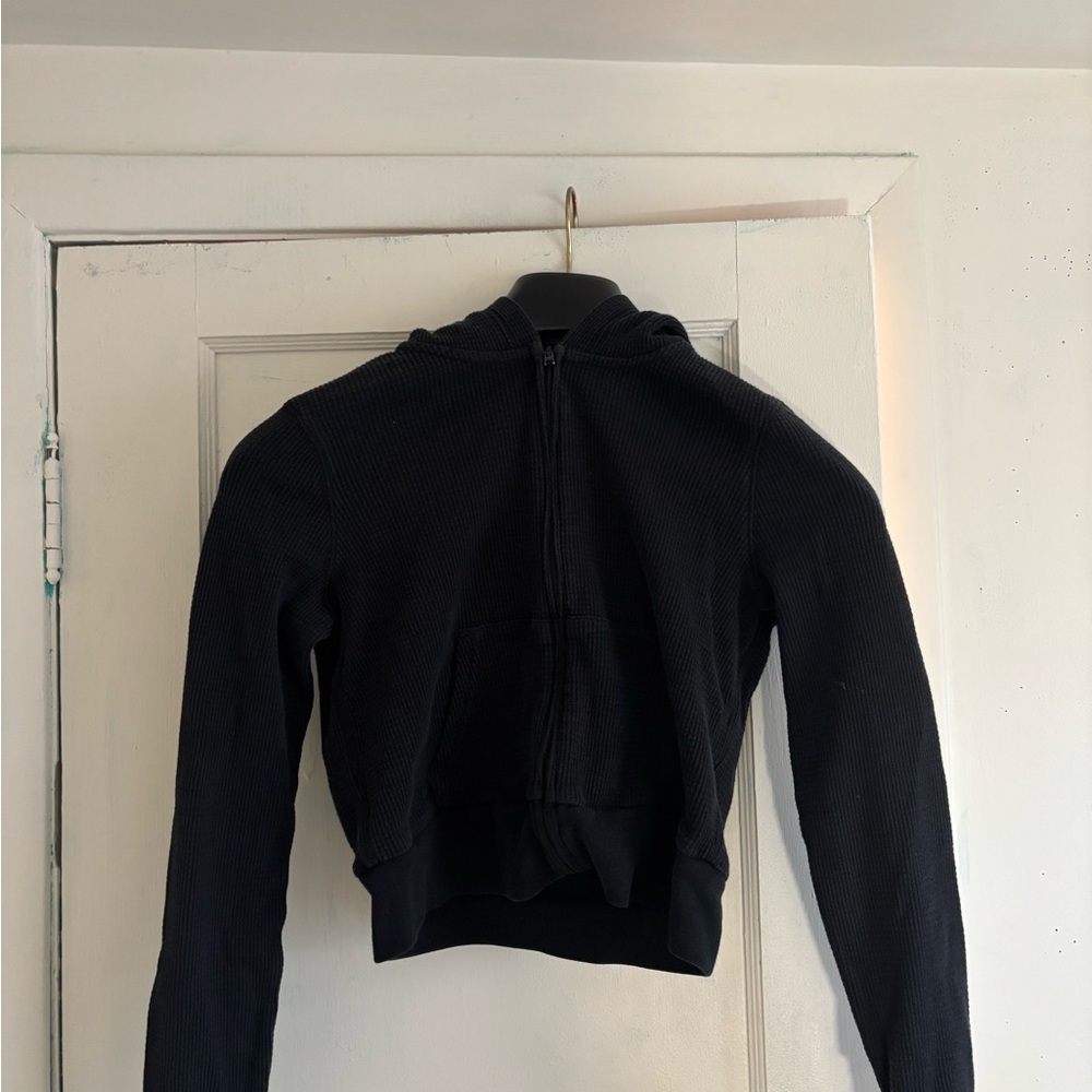 TNA Black Hooded Sweater